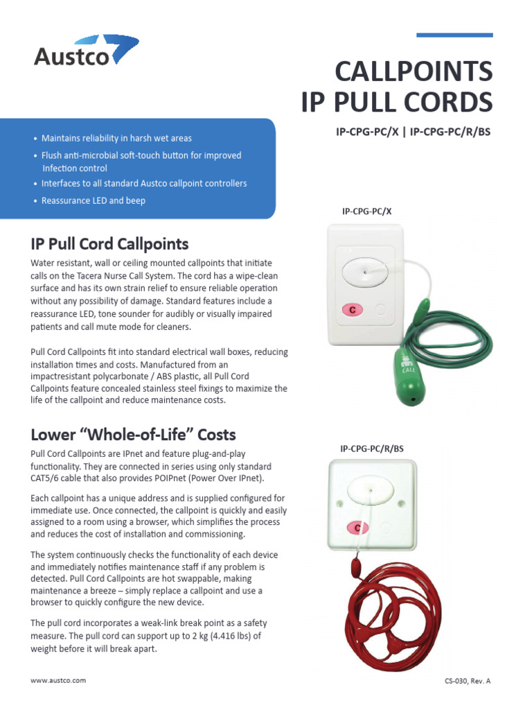 CS-030 IP-CPG-PC Cut Sheet Rev. A | PDF
