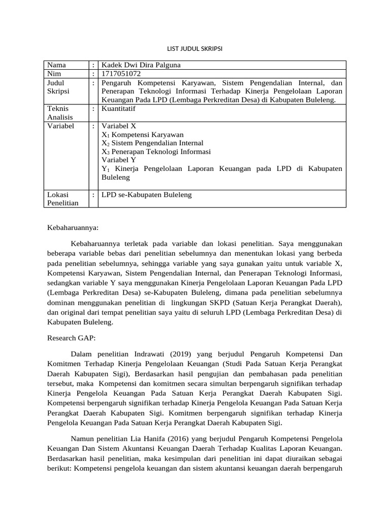 Dwi Dira Palguna - 1717051072 - Metodelogi Fix | PDF