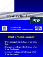HVAC Air Duct Leakage