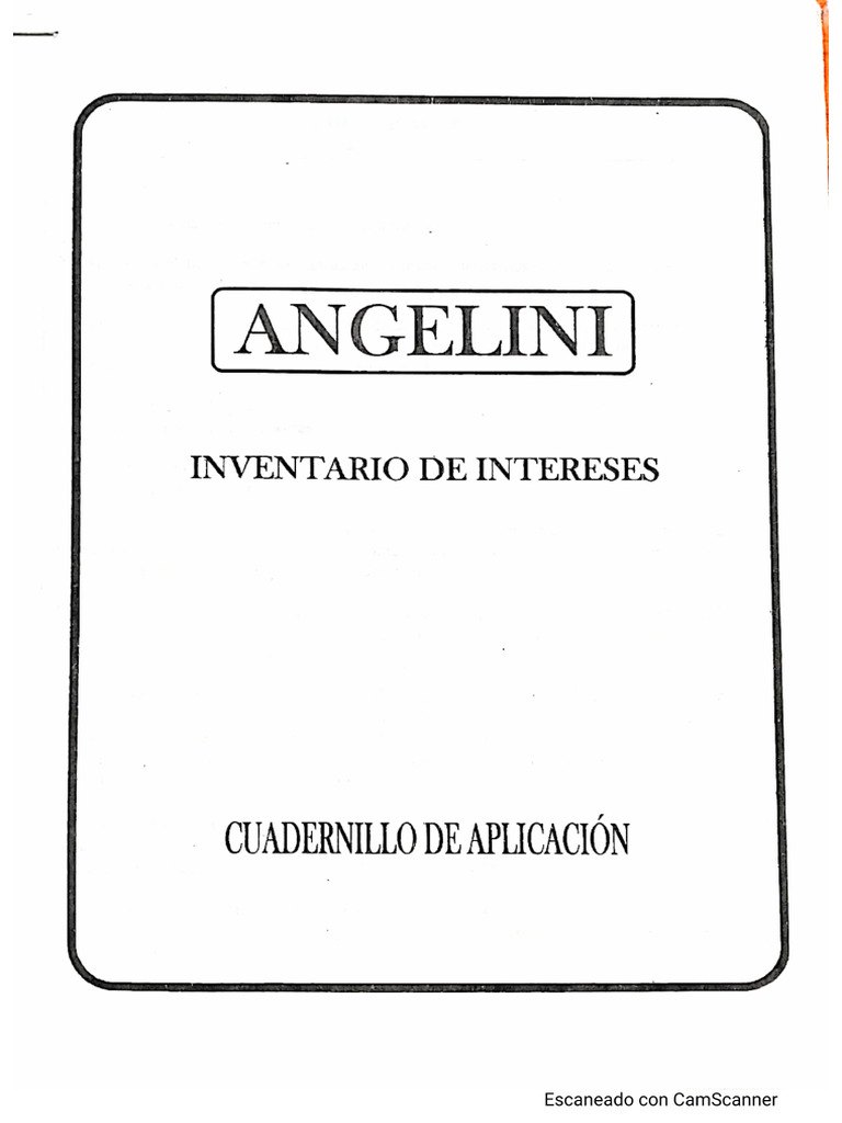 Test Angelini | PDF