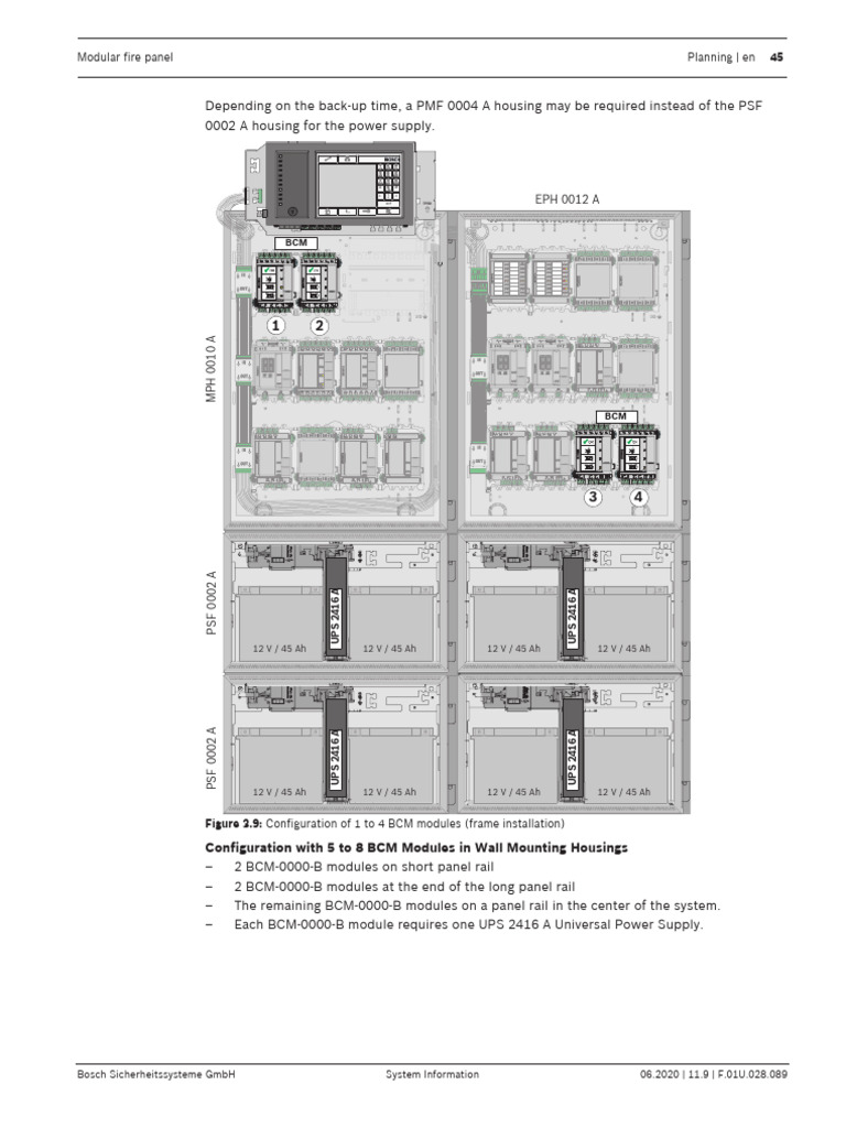 Modular Fire Panel Planning - En: EPH 0012 A | PDF
