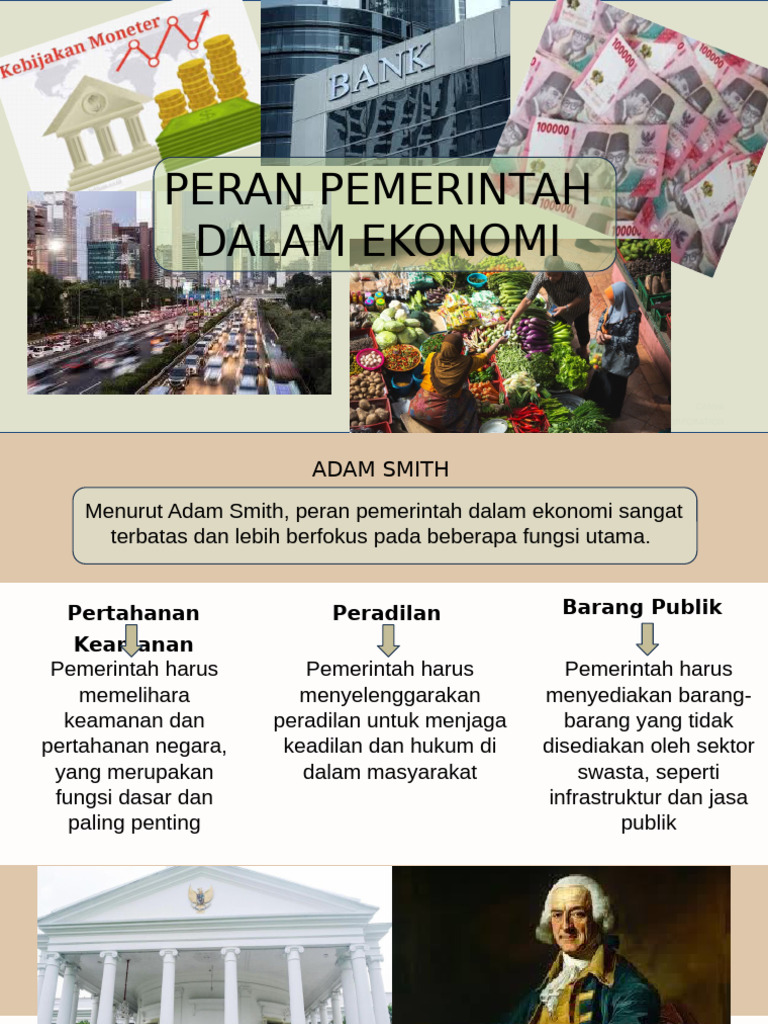 Peran pemerintah dalam sistem ekonomi Indonesia