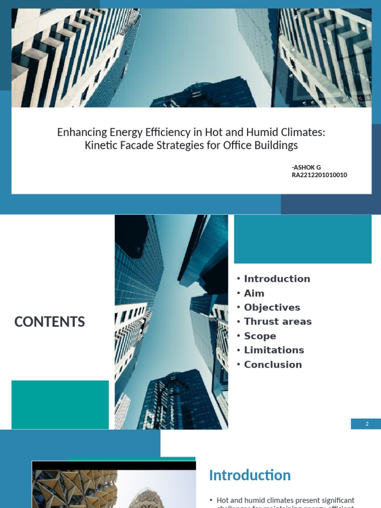 Enhancing Energy Efficiency in Hot and Humid Climates | PDF