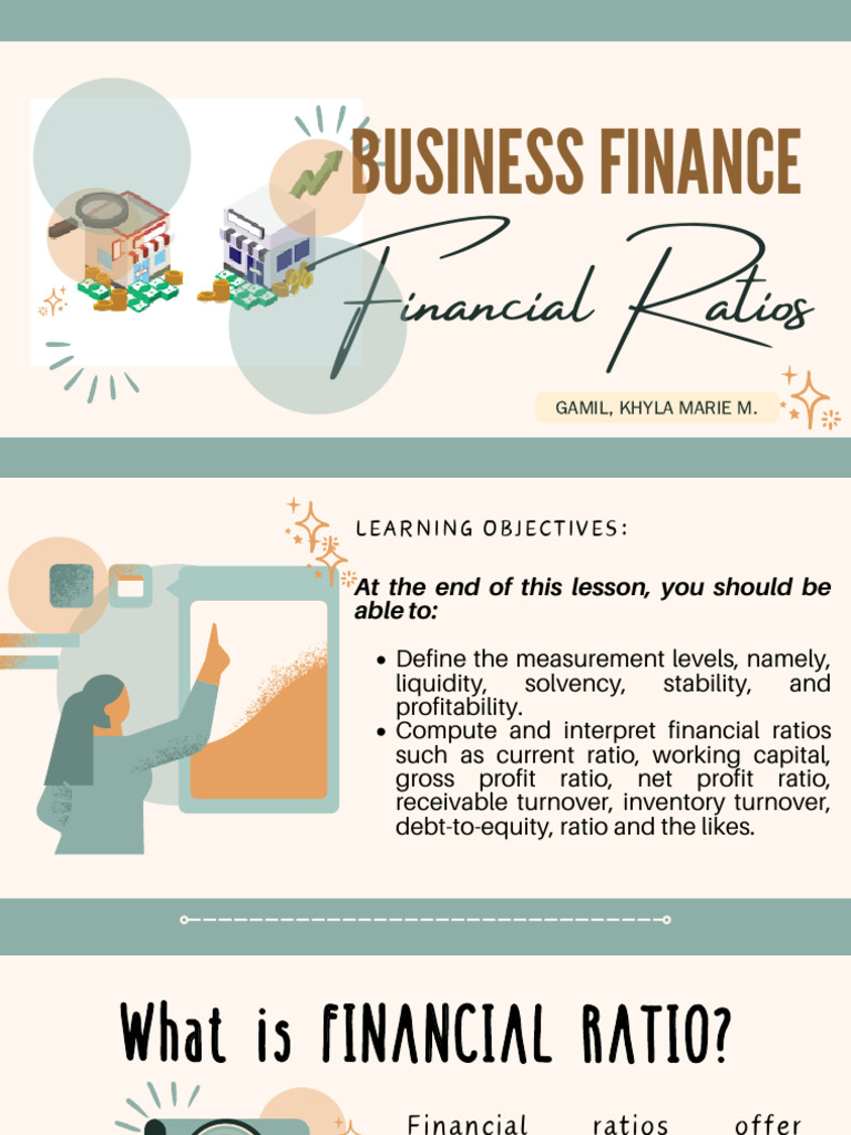 Business Finance: Financial Ratios | PDF