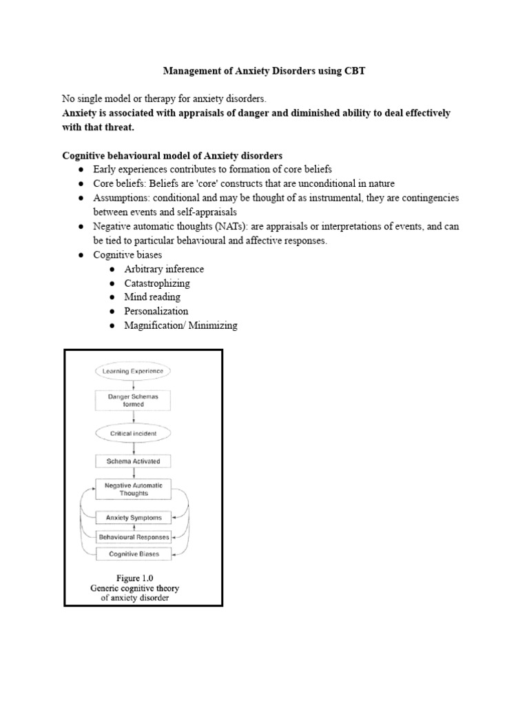 Anxiety Disorders | PDF