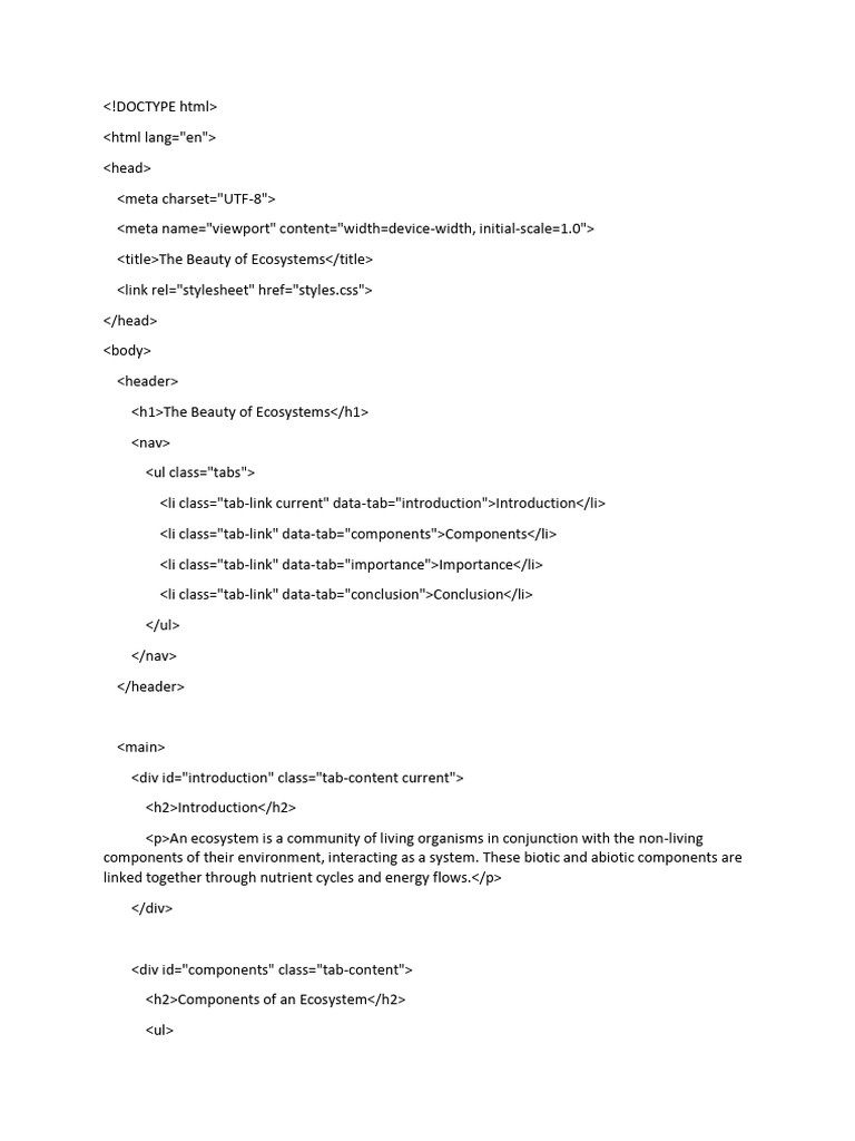 DOCTYPE HTML Web Eco | PDF