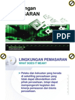 Lingkungan Pemasaran