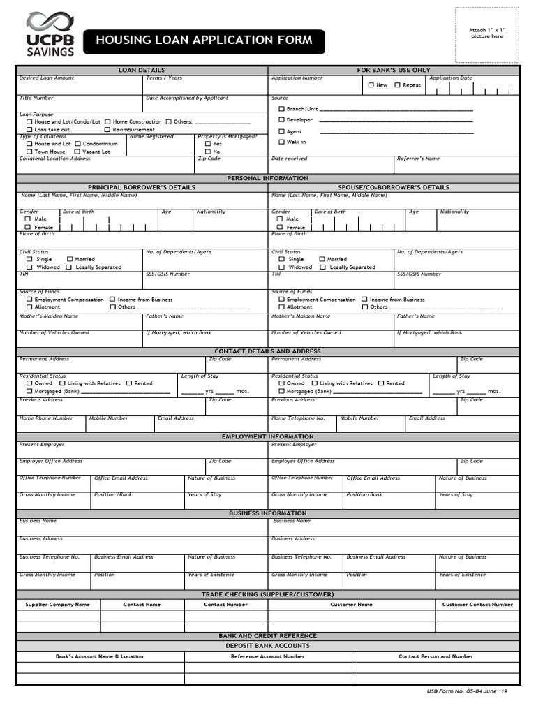 UCPB NEW Form | PDF