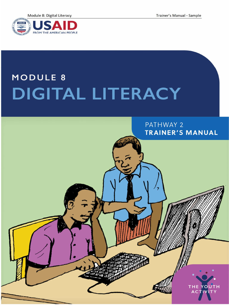 Project 10 - 1. Trainers Manual - Module 8 - Digital - Literacy | PDF