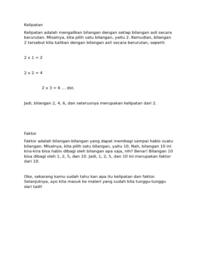 Penjelasan KPK Dan FPB | PDF