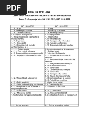 SR en Iso 15189 2022 (I) | PDF