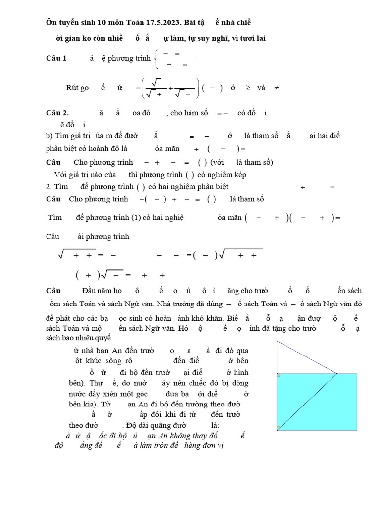 đề ôn 18.5 lớp 95 | PDF