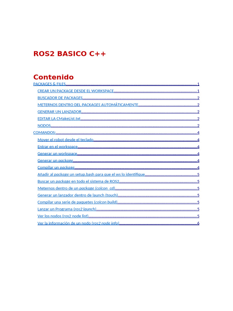 C++ para Robotics (ROS2) | PDF