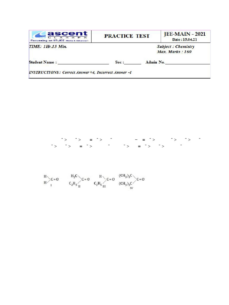 Chemistry Practice Test 23 15 04 2021 Pdf