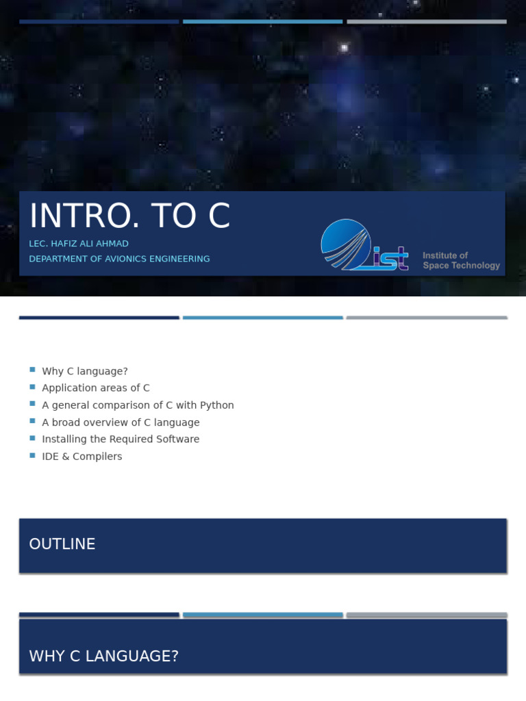 2 - Intro To C | PDF