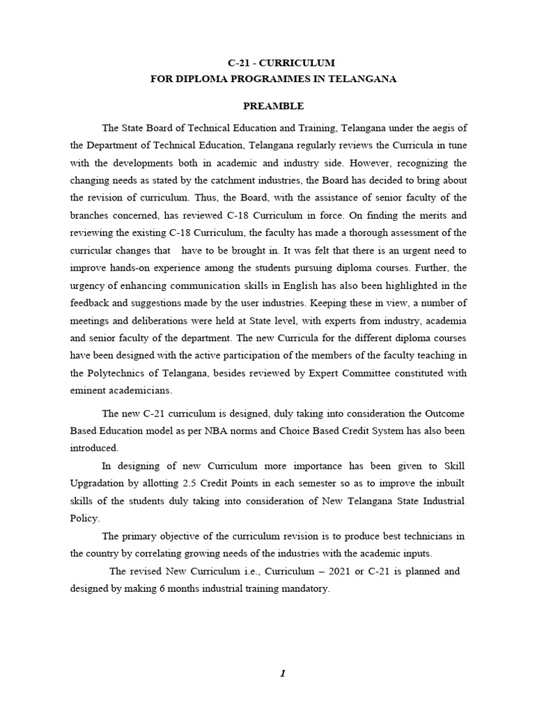 C21 Preamble Signed@23-08-2021 | PDF