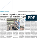 Empresas de Turismo y Negocios Inclusivos en El Perú. Casos de Éxito