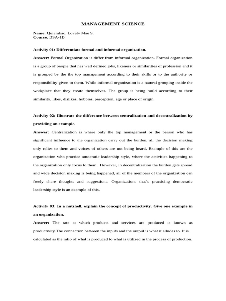 Management Science Pdf