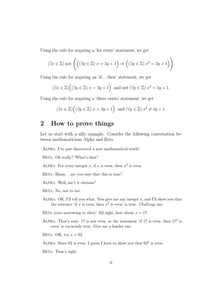 Proof Conversation | PDF