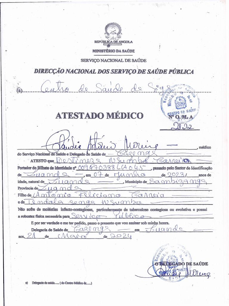 Atestado Médico | PDF