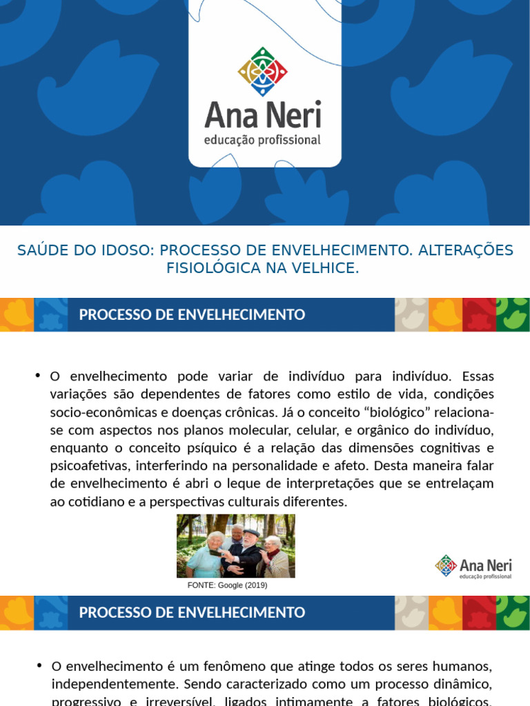 Aula 3 Senescencia E Senilidade Pdf