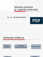 Računovodstveno Praćenje Proizvodnje I Gotovih Proizvoda