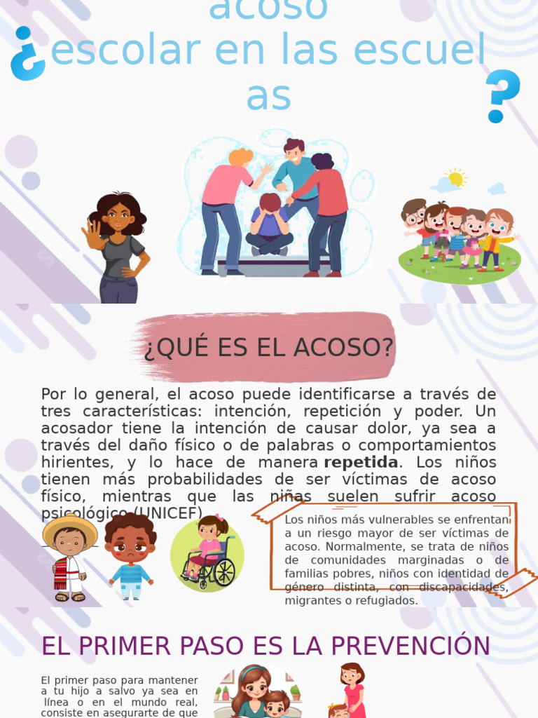 PRESENTACION Cómo Prevenir El Acoso Escolar en Las Escuelas | PDF
