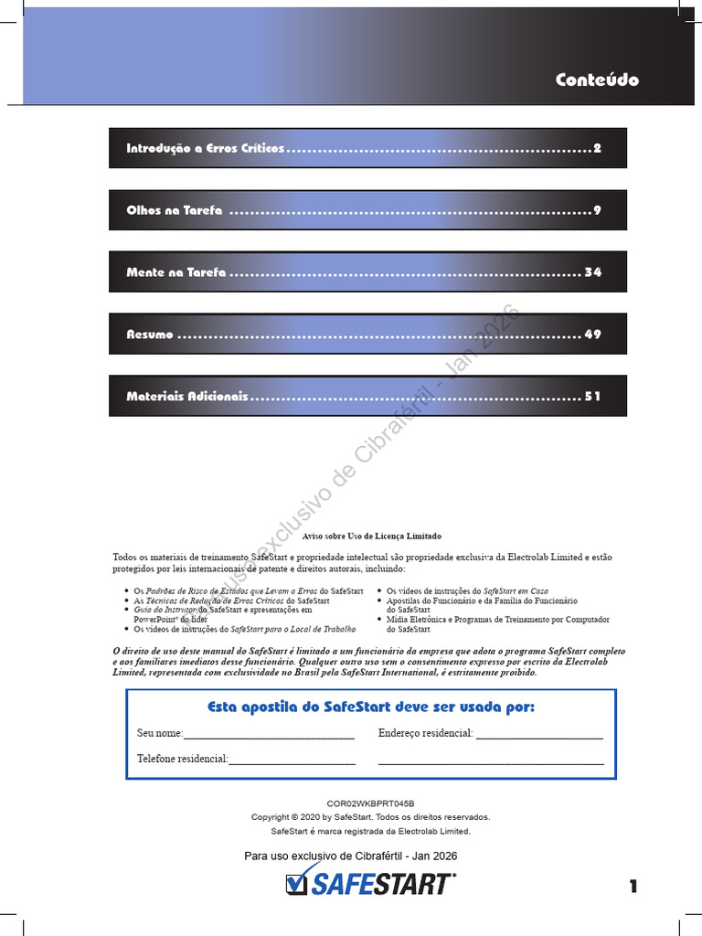 Safestart Apostila 2 Pdf