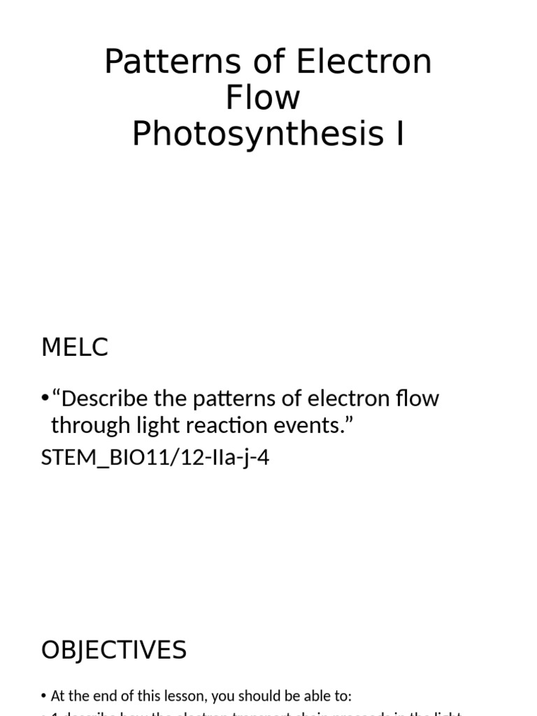 Patterns Of Electron Flow PDF 