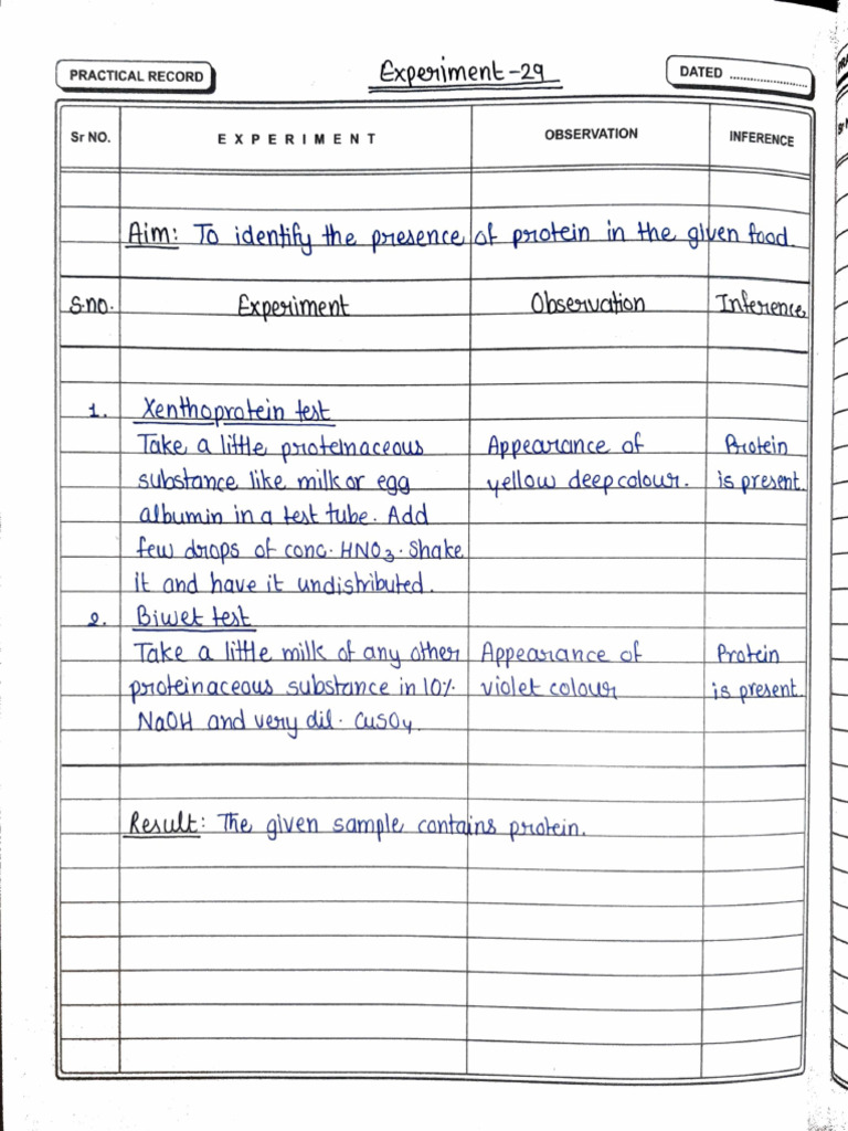 Chemistry Practical Record (Iii) | PDF