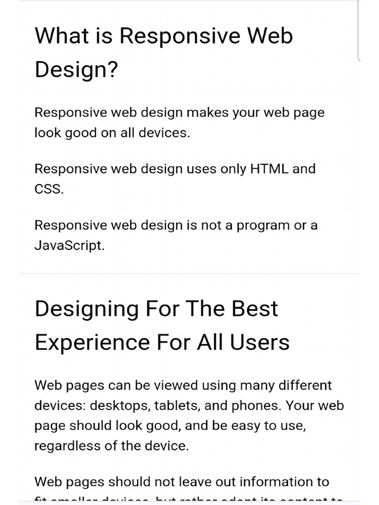 responsive web page using css | PDF