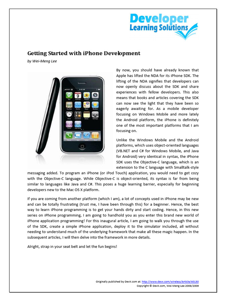 SDK Iphone | PDF