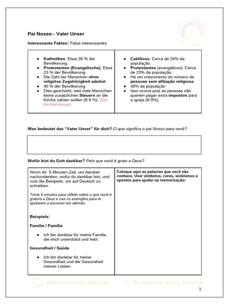 1 - Pai Nosso | PDF