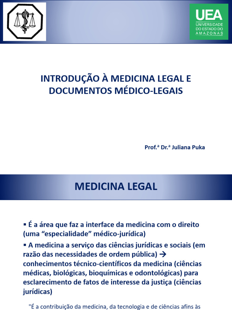 Medicina Legal: Perícias e Documentos Essenciais | PDF | Testemunha ...