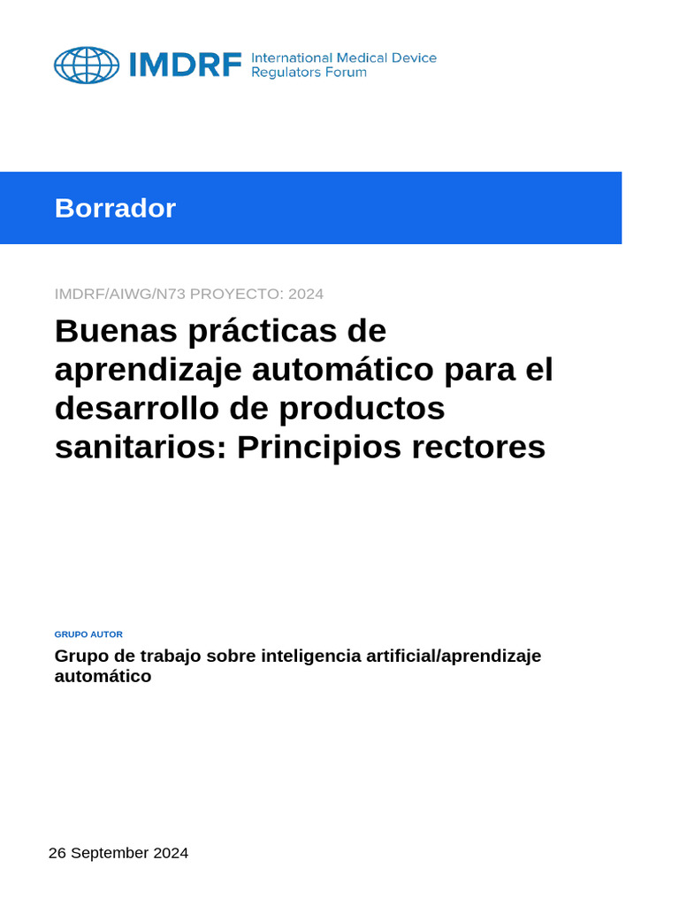 1 Good Machine Learning Practice For Medical Device Development ...