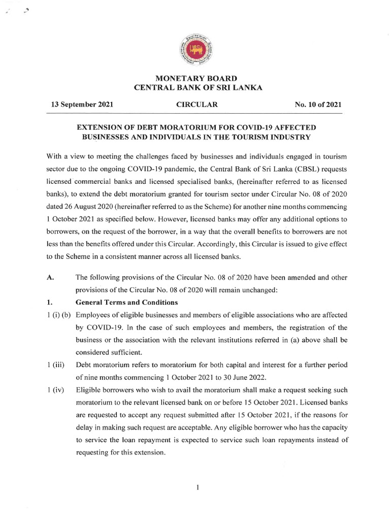 Bsd Circular No 2 Of 2012