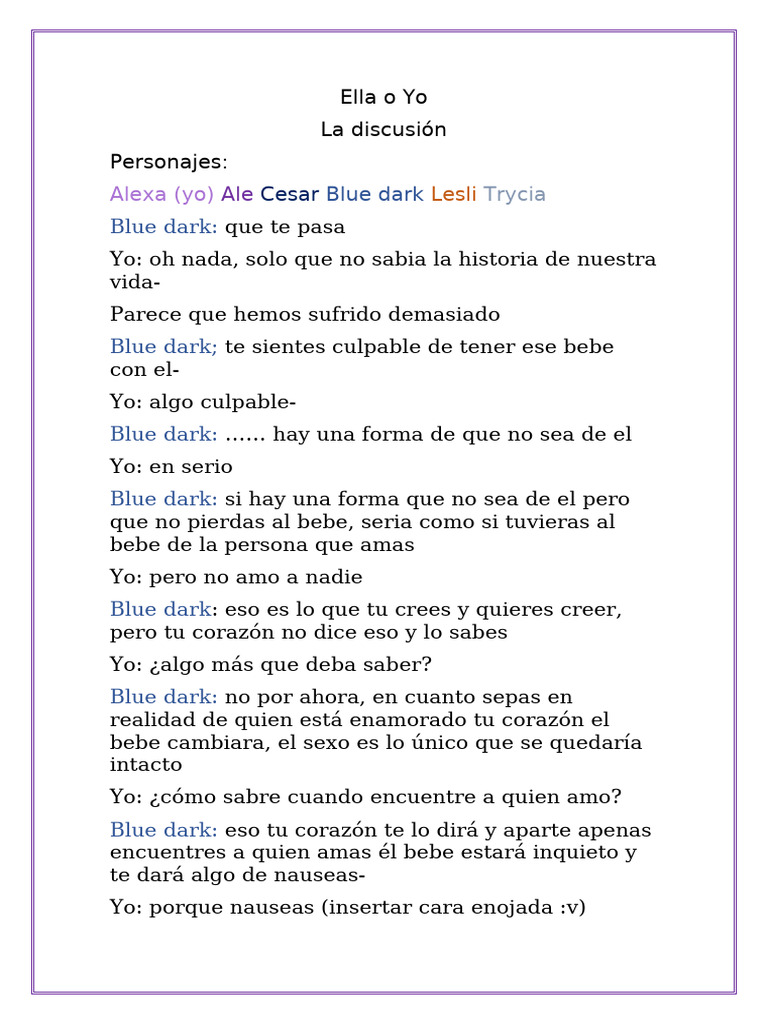 Ella o Yo | PDF