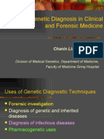 Lecture 3 Genetic Diagnosis in Clinical and Forensic Medicine