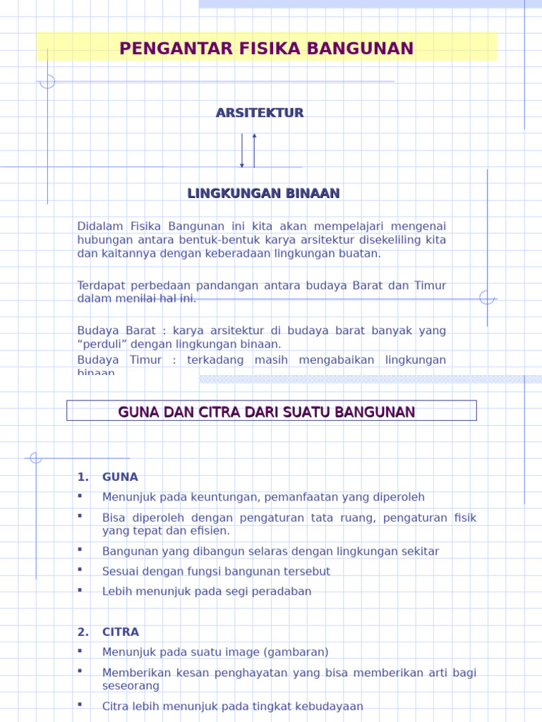 Pengantar fisika bangunan pdf