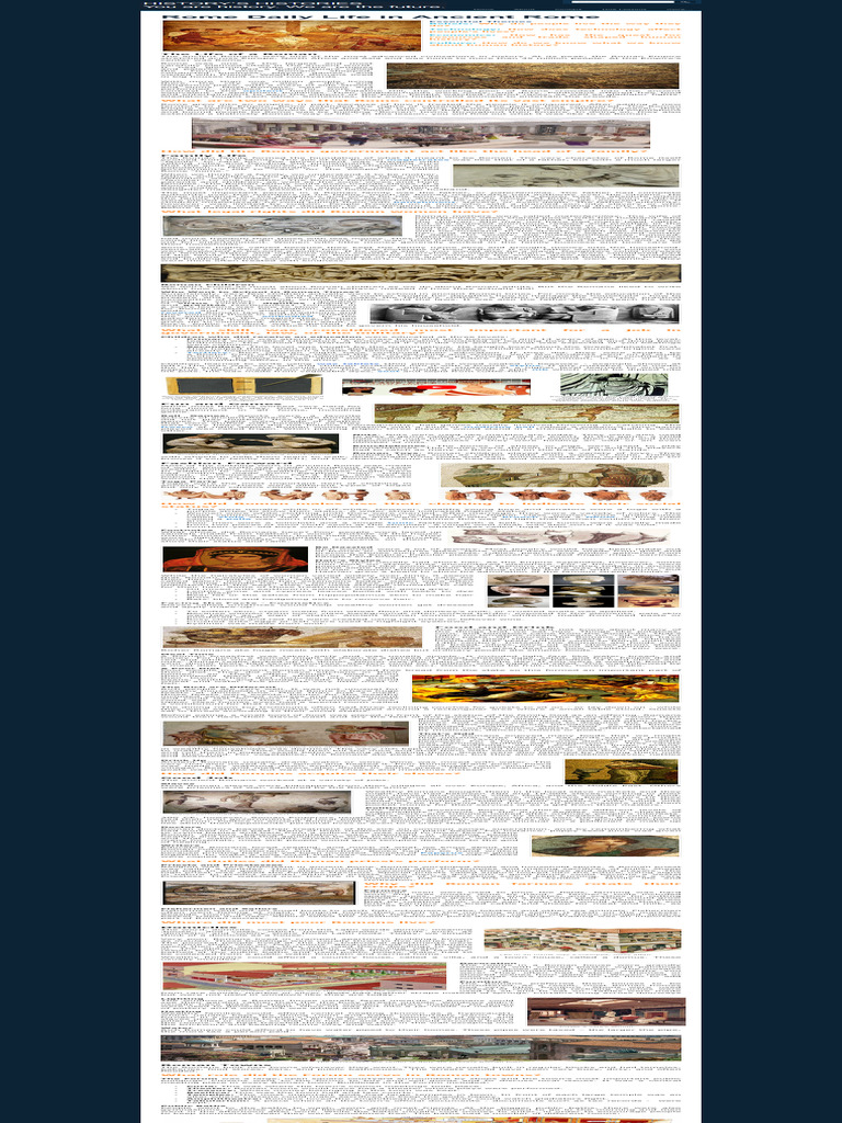Daily Life in Ancient Rome | PDF