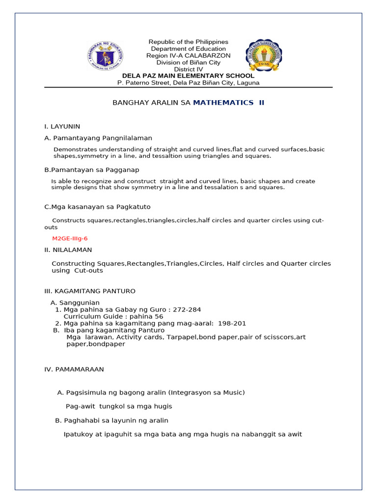 4 Demo... Math..COT3 | PDF