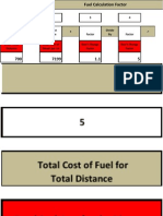 Fuel Cost Calculation