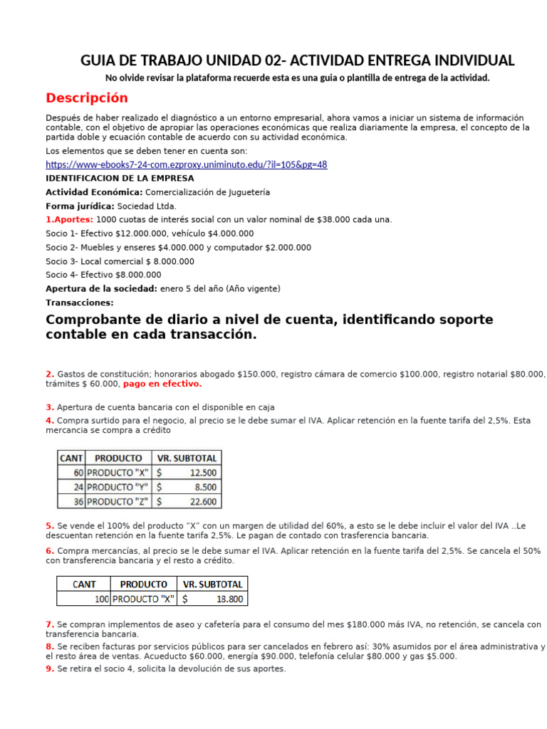 Actividad 3 Contabilidad Yolanda Garcia | PDF