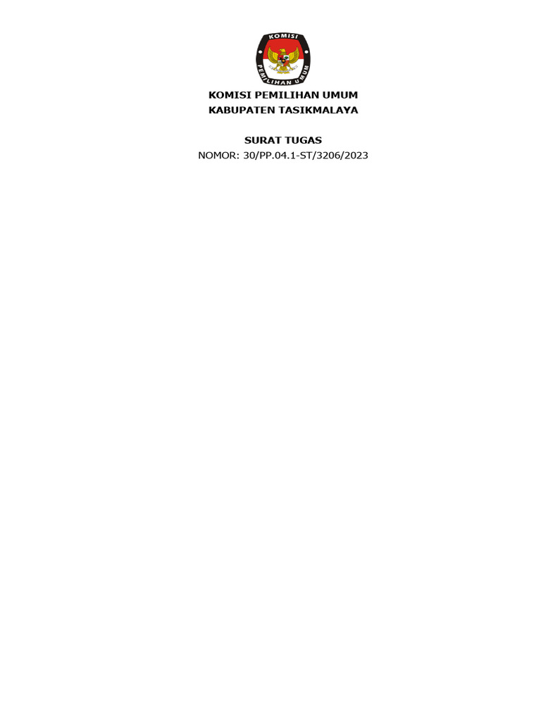 30 Contoh ST Penetapan Sekretariat PPK | PDF