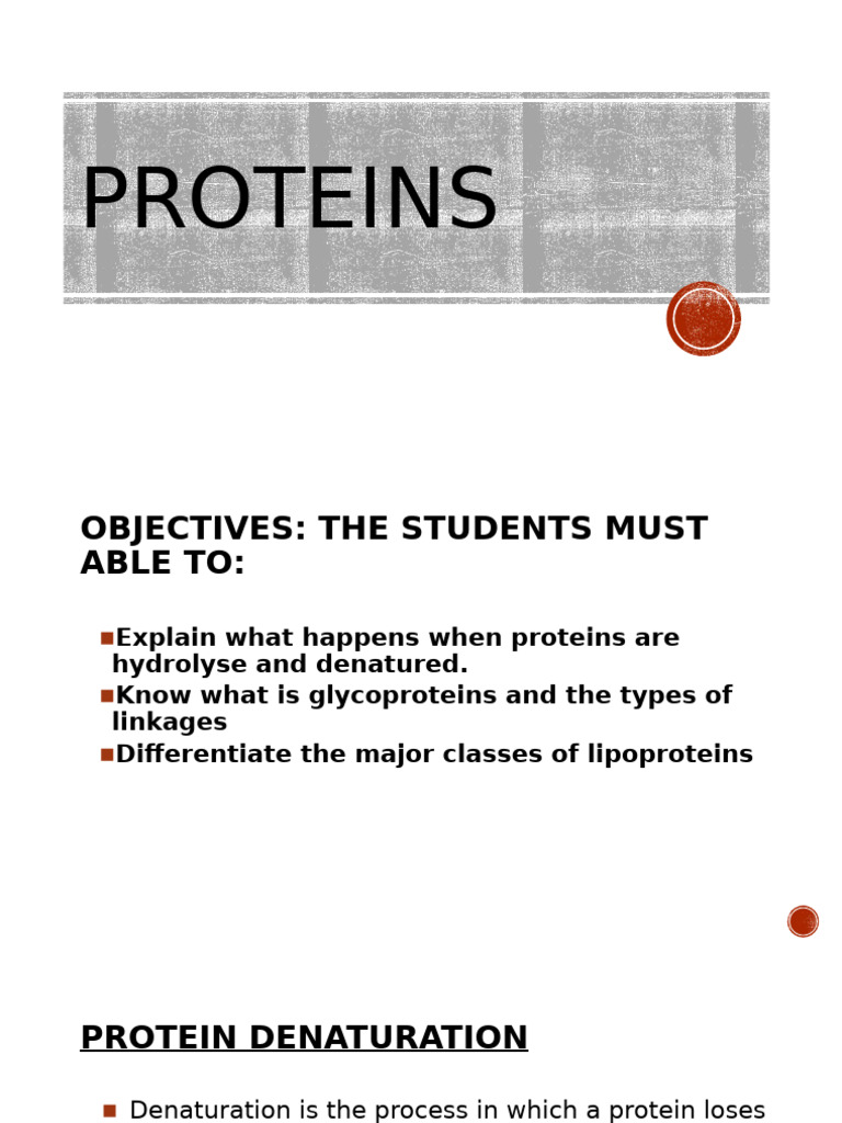 Proteins II 1 | PDF
