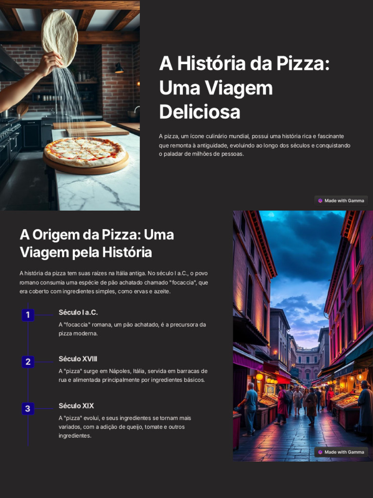 A Historia Da Pizza | PDF
