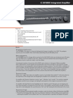 Data Sheet - C 325BEE Stereo Integrated Amplifier