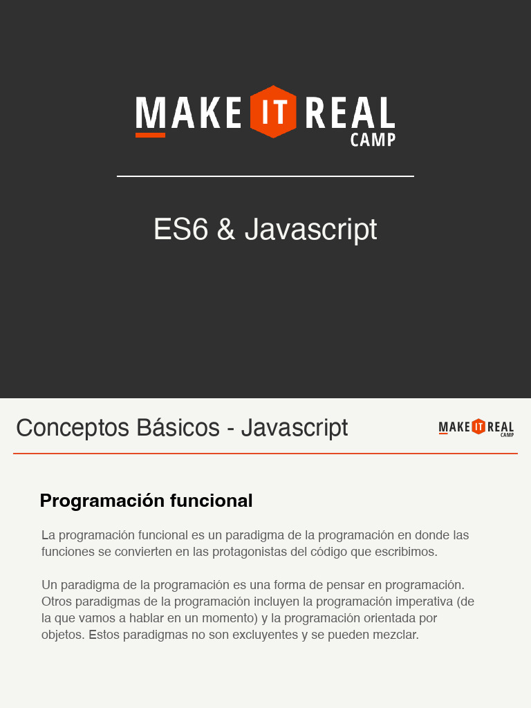 Repaso Javascript - ES6 | PDF