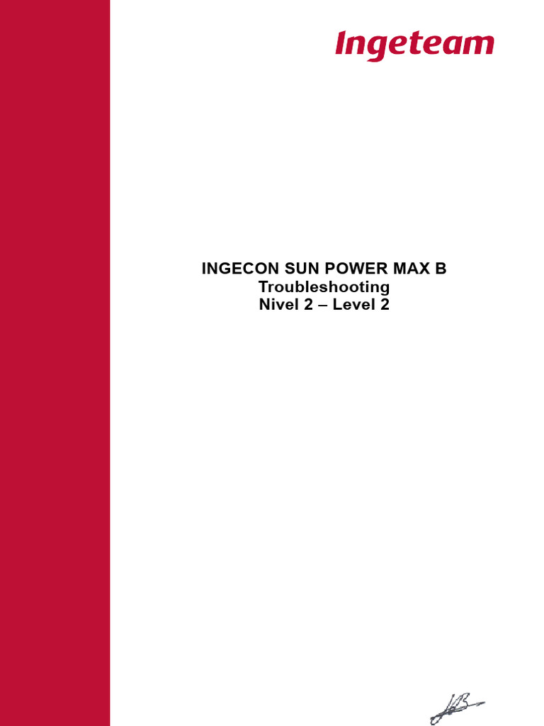 Manual Inversores Ingeteam Troubleshooting - ABK2010IFA02 - C | PDF