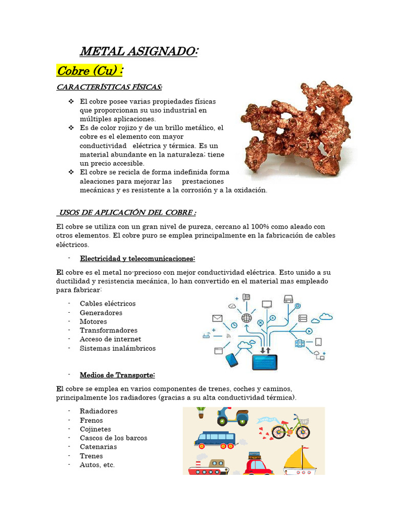 Metal Asignado | PDF
